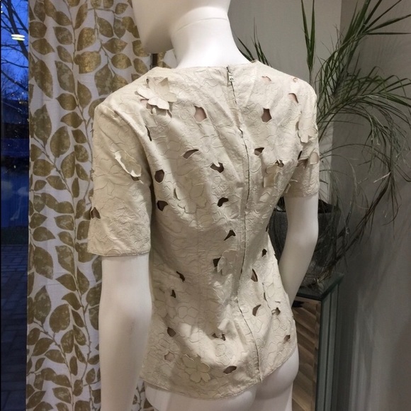 BCBG MaxAzria Leather Top - Picture 2 of 5